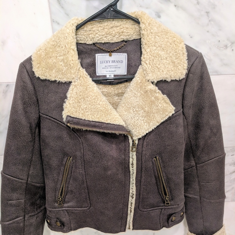 Lucky Brand Shearling Jacket
